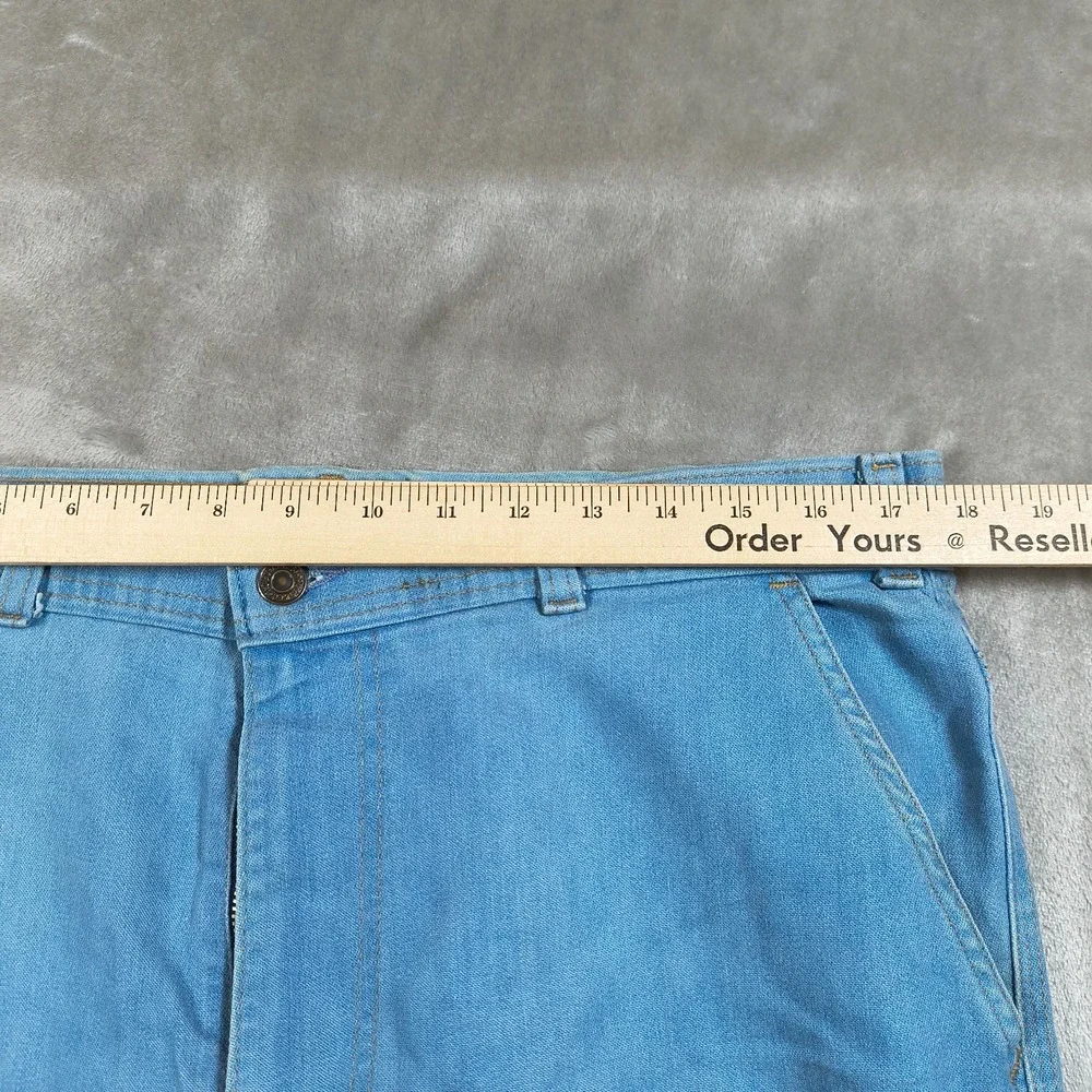 Vintage Levis Jeans Men 29x29 Blue Orange Tab USA Straight Denim Light Wash Fade